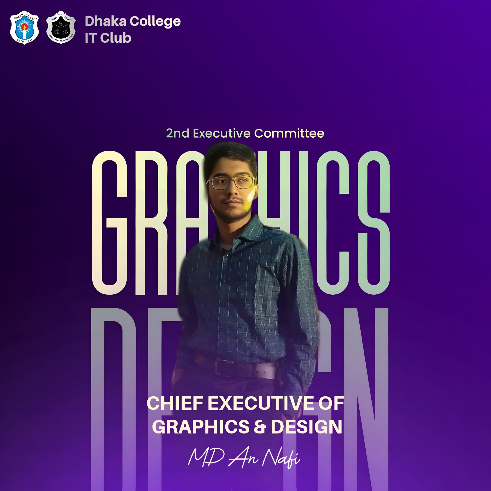 MD An Nafi - Chief Executive of Graphics & Design